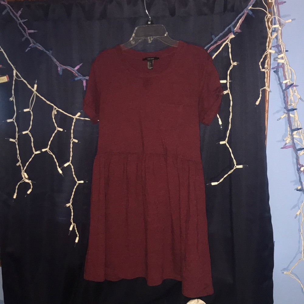 Maroon forever 21 dress- size small